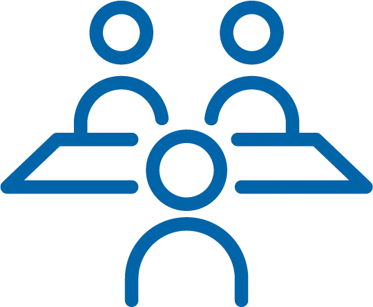 面接（1～2回）のイメージ